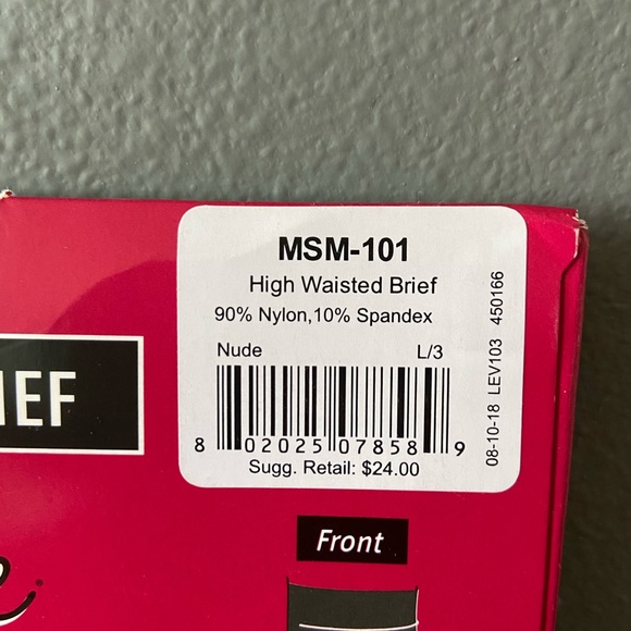 SlimMe by MeMoi High Waisted Brief - Picture 7 of 7